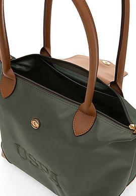 Kadın Haki Kapitone Kol Çantası - 50315175005