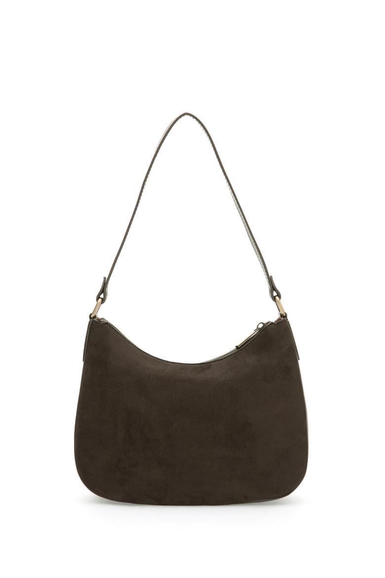 Kadın Haki Süet Kol Çantası - 50315198003