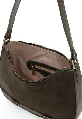 Kadın Haki Süet Kol Çantası - 50315198003