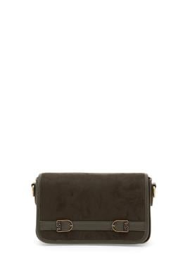 Kadın Haki Süet Çapraz Çanta - 50315195003