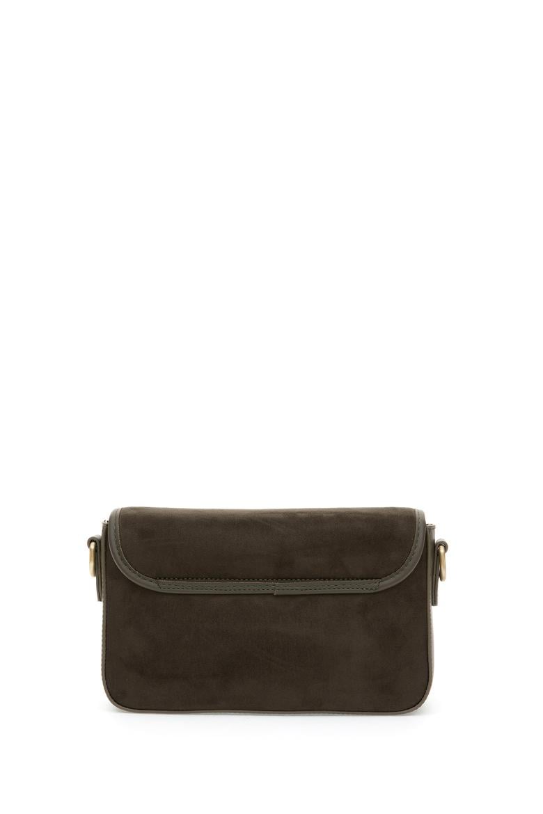 Kadın Haki Süet Çapraz Çanta - 50315195003