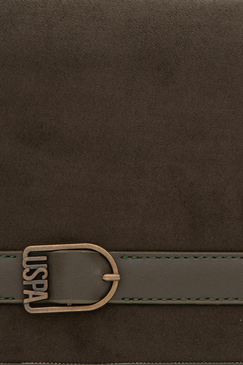 Kadın Haki Süet Çapraz Çanta - 50315195003