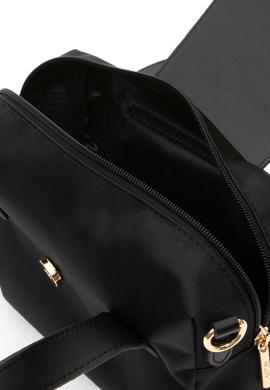 Kadın Siyah Kapitone Çapraz Çanta - 50317772001