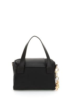 Kadın Siyah Kapitone Çapraz Çanta - 50317772001