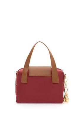 Kadın Bordo Kapitone Çapraz Çanta - 50317772002