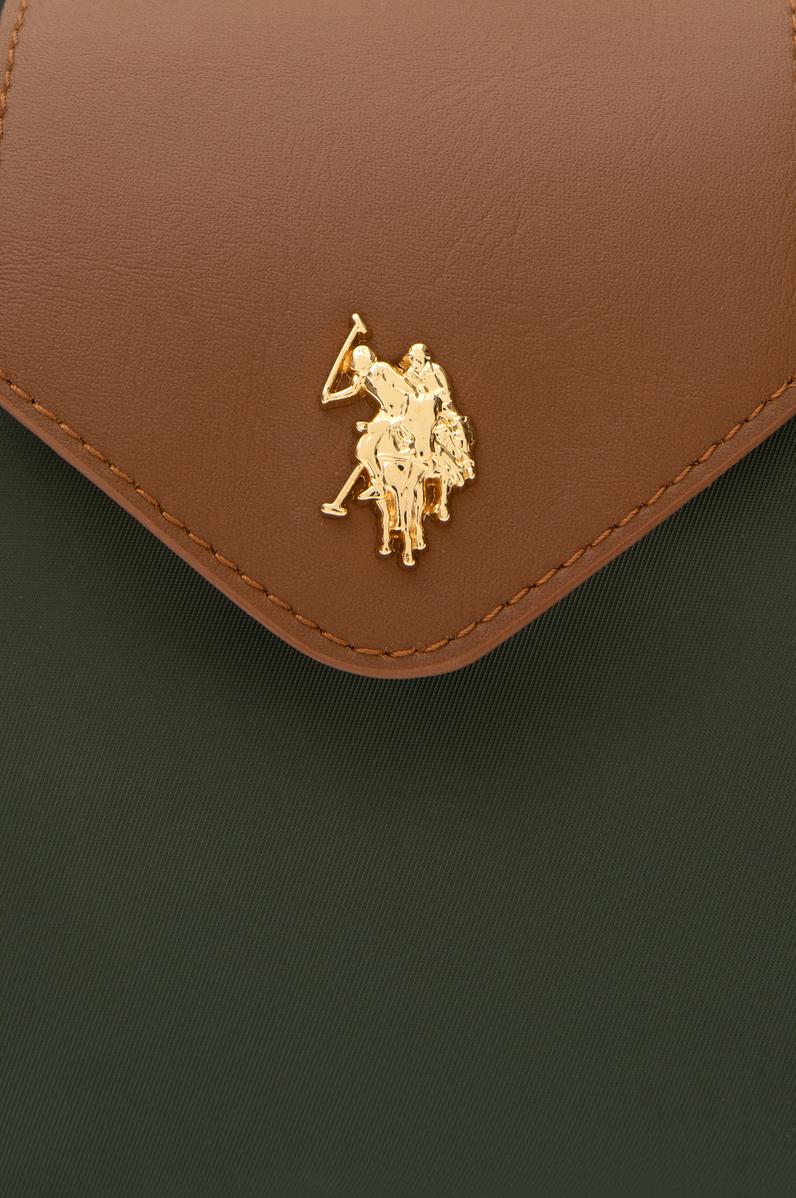 Kadın Haki Kapitone Çapraz Çanta