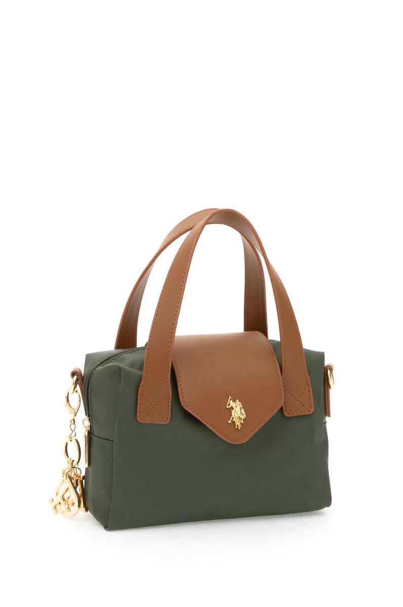 Kadın Haki Kapitone Çapraz Çanta