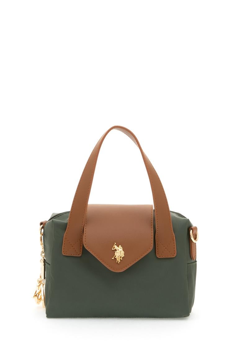 Kadın Haki Kapitone Çapraz Çanta