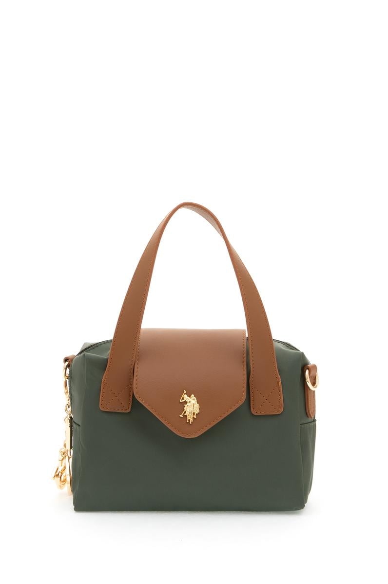 Kadın Haki Kapitone Çapraz Çanta