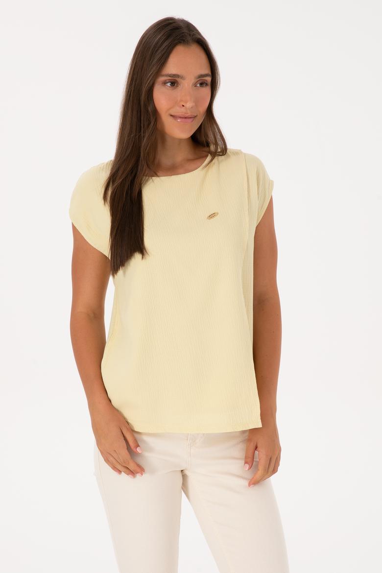 Kadın Açık Haki Tişört - 50300759038