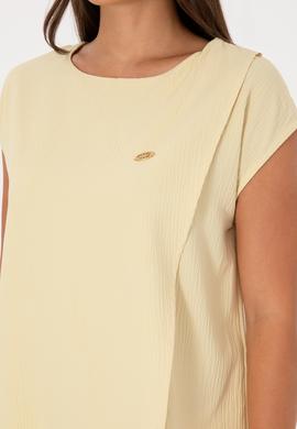 Kadın Açık Haki Tişört - 50300759038