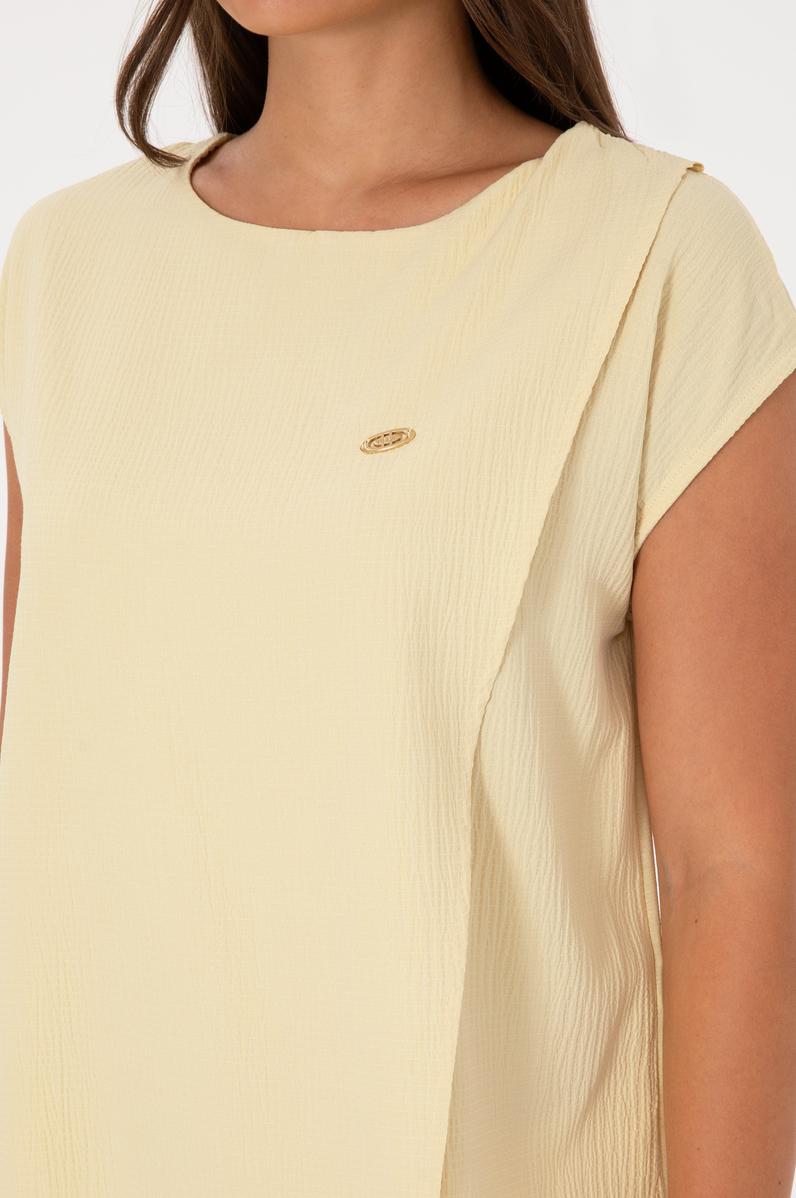 Kadın Açık Haki Tişört