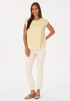 Kadın Açık Haki Tişört - 50300759038