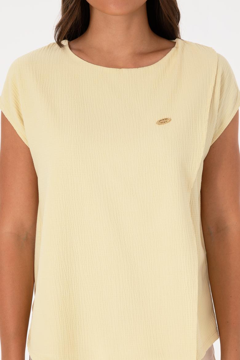 Kadın Açık Haki Tişört - 50300759038