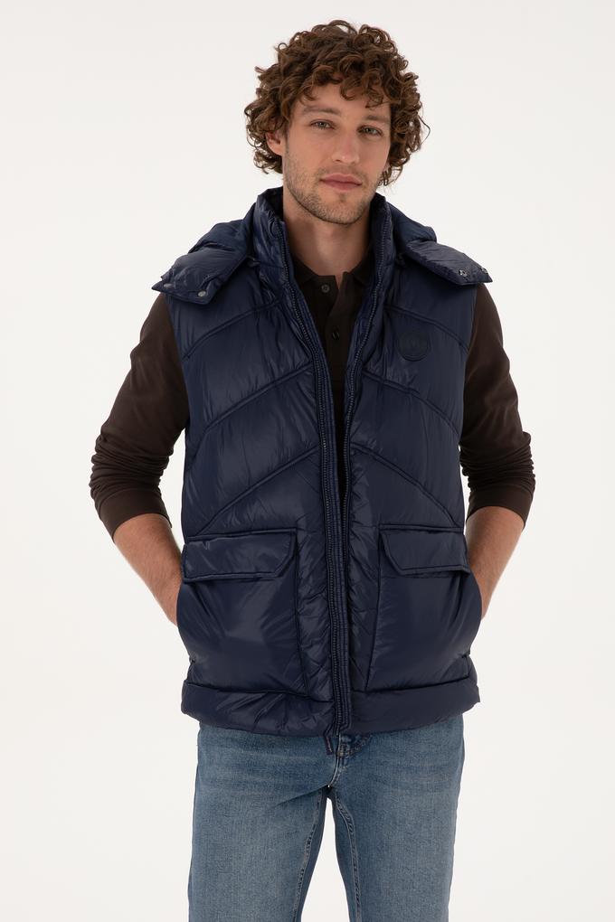 Erkek Lacivert Yelek