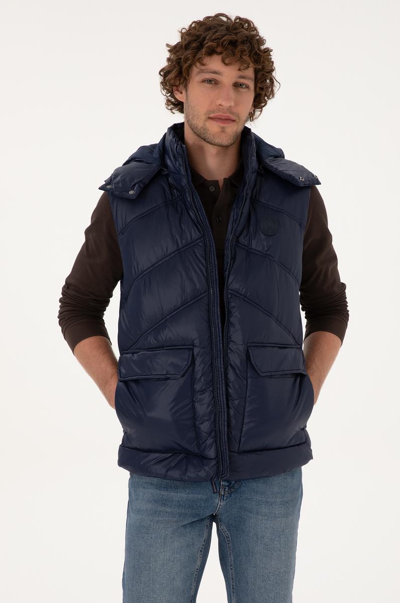 Erkek Lacivert Yelek