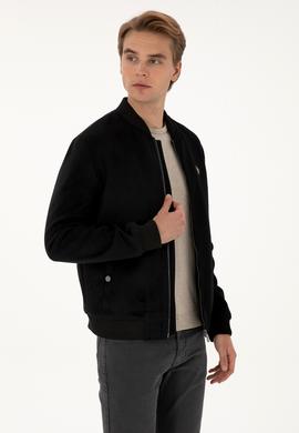 Erkek Siyah Kaşe Mont - 50310261011