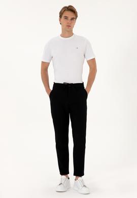 Erkek Lacivert Kanvas Pantolon - 50310486050