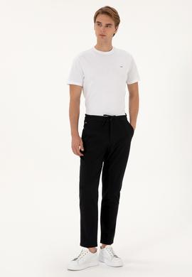 Erkek Lacivert Kanvas Pantolon - 50310486050