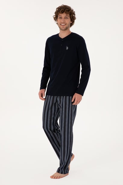 Erkek Lacivert Pijama Takımı