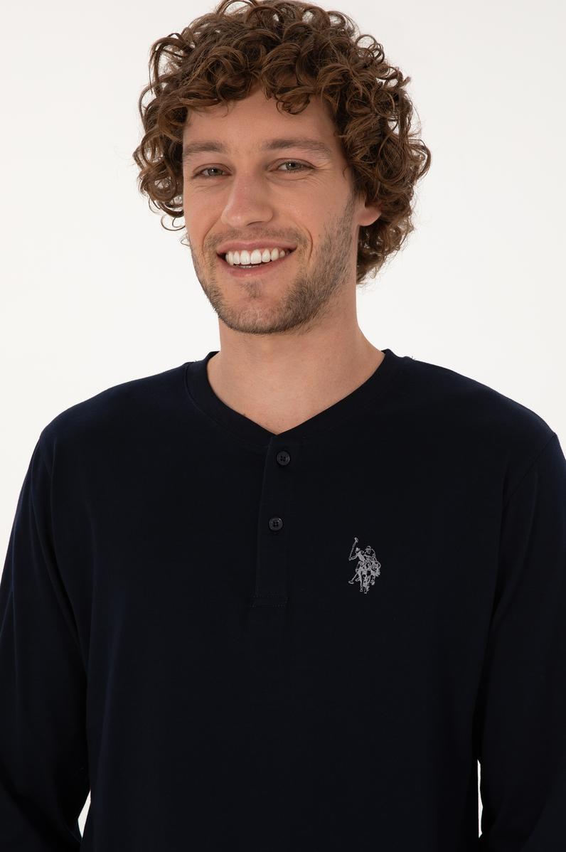 Erkek Lacivert Pijama Takımı