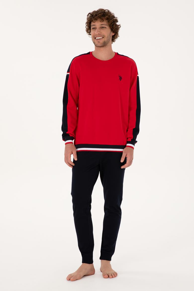 Erkek Kırmızı Pijama Takımı