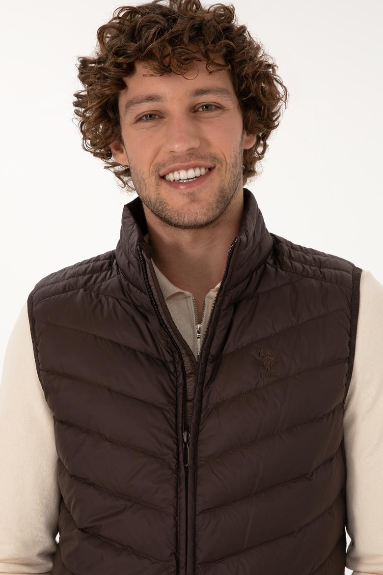 Erkek Koyu Kahverengi Yelek - 50310045063