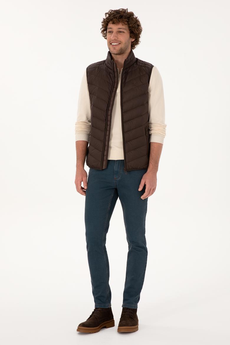 Erkek Koyu Kahverengi Yelek - 50310045063