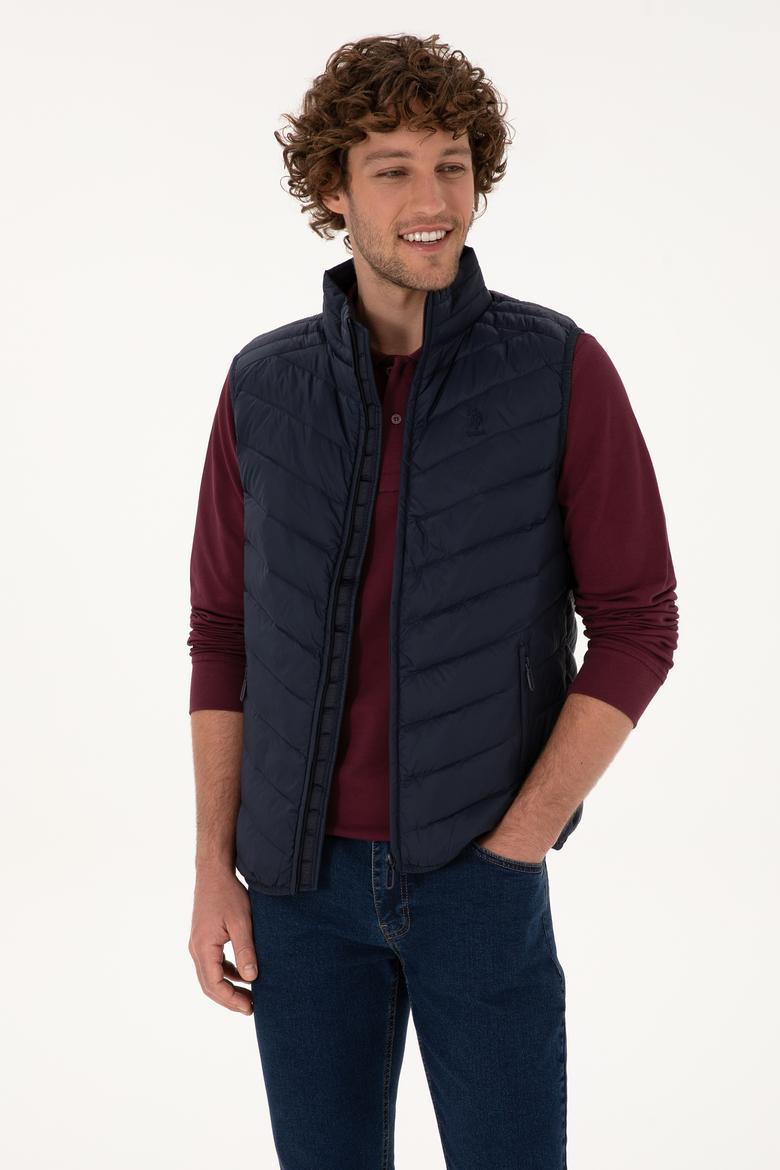 Erkek Lacivert Yelek