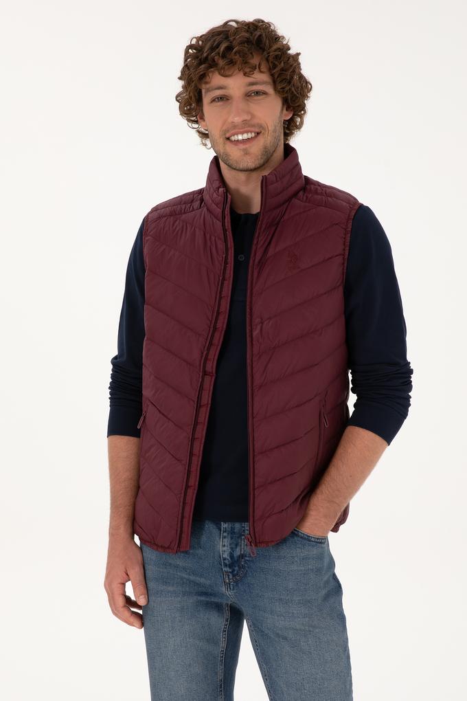 Erkek Bordo Yelek
