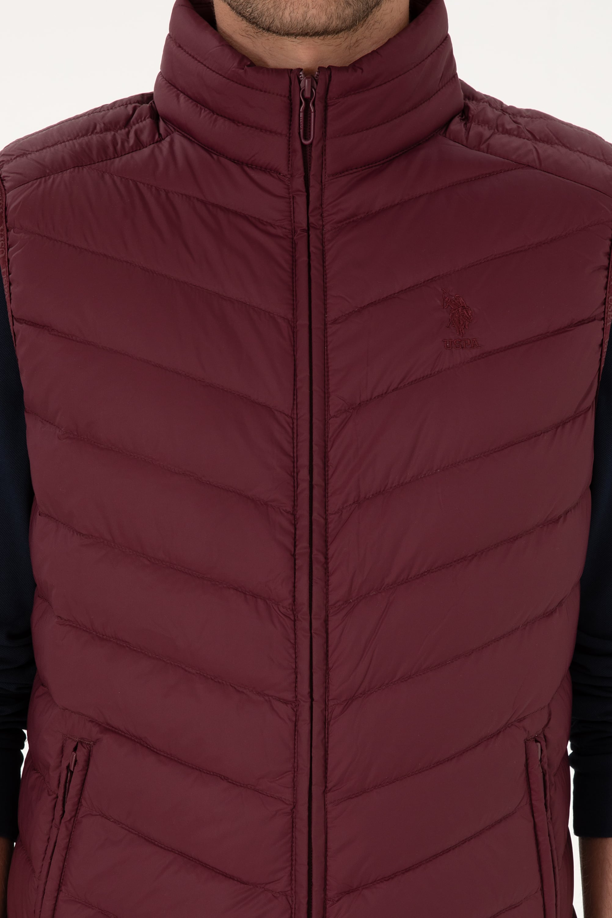 Erkek Bordo Yelek