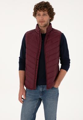 Erkek Bordo Yelek - 50310045042