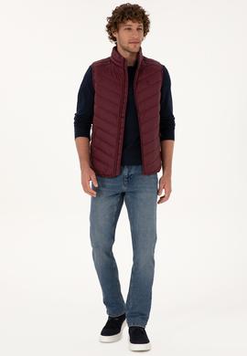 Erkek Bordo Yelek - 50310045042