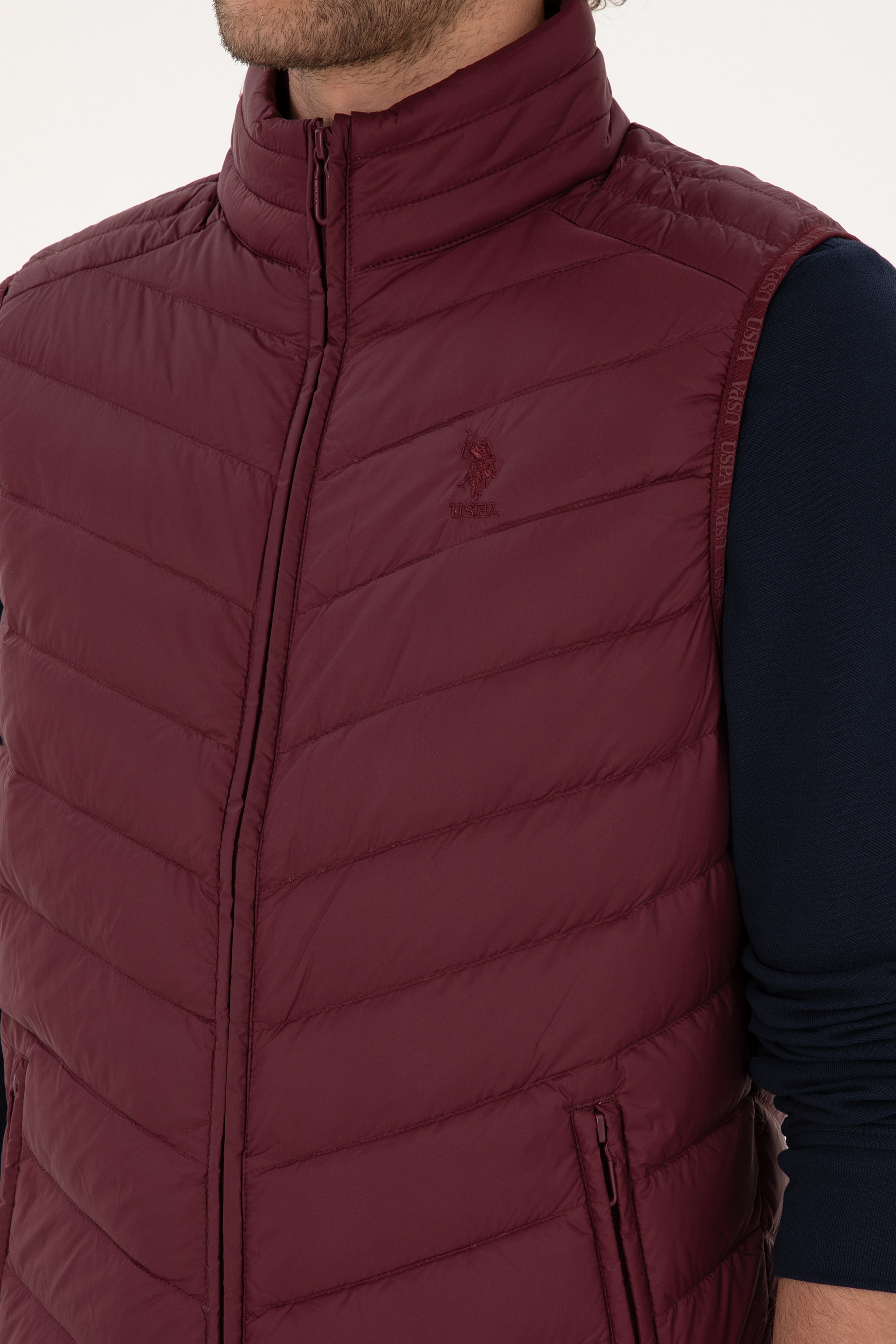 Erkek Bordo Yelek