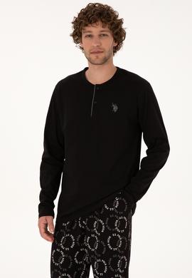 Erkek Siyah Pijama Takımı - 50318608004