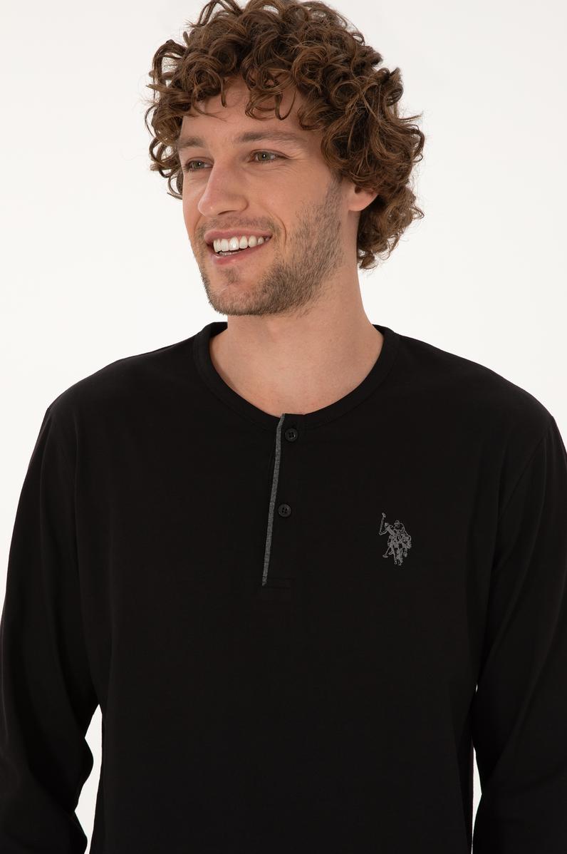 Erkek Siyah Pijama Takımı