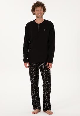 Erkek Siyah Pijama Takımı - 50318608004