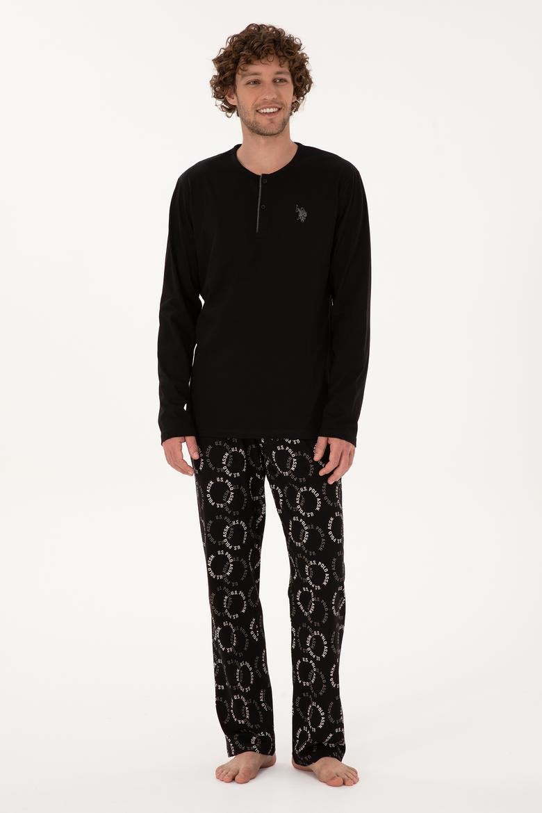 Erkek Siyah Pijama Takımı - 50318608004