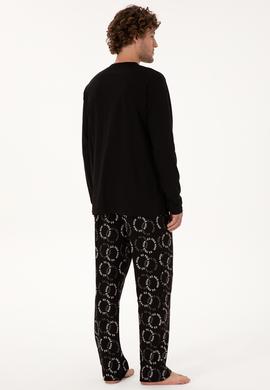 Erkek Siyah Pijama Takımı - 50318608004