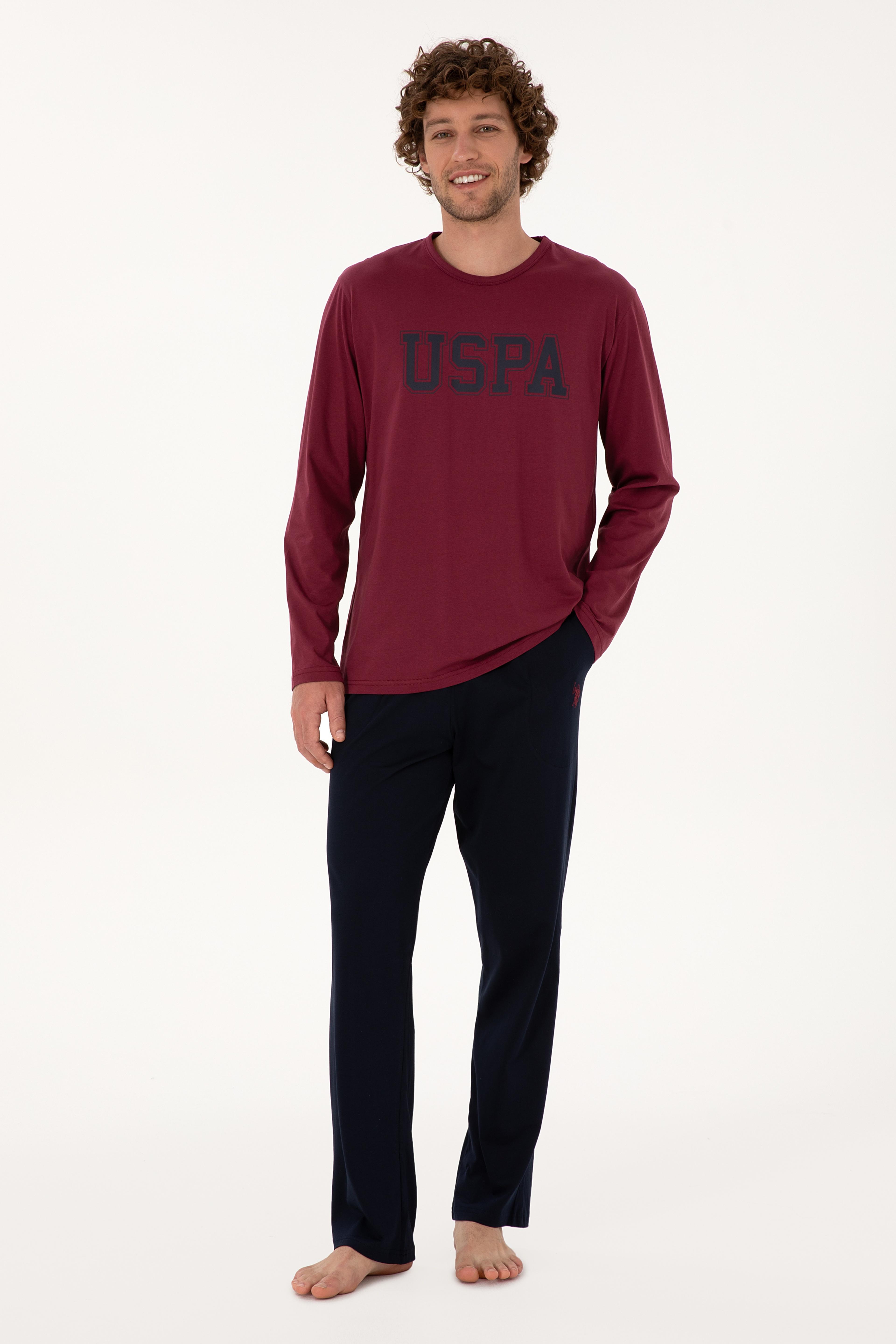 Erkek Vişne Pijama Takımı - Image 1
