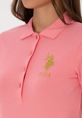 Kadın Pembe Basic Tişört - 50300883039