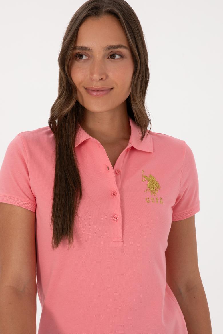 Kadın Pembe Basic Tişört - 50300883039