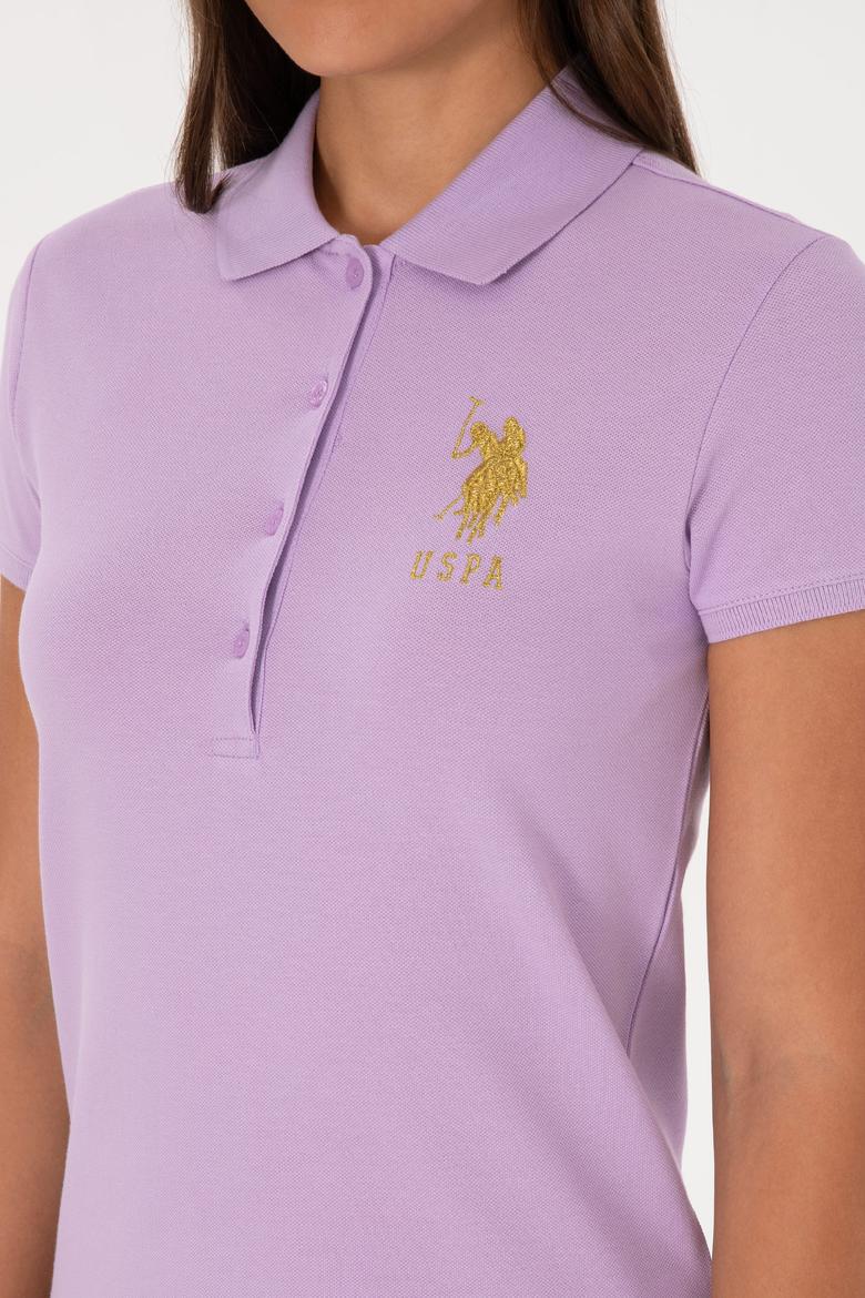 Kadın Lila Basic Tişört - 50300883057