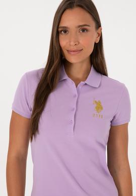 Kadın Lila Basic Tişört - 50300883057