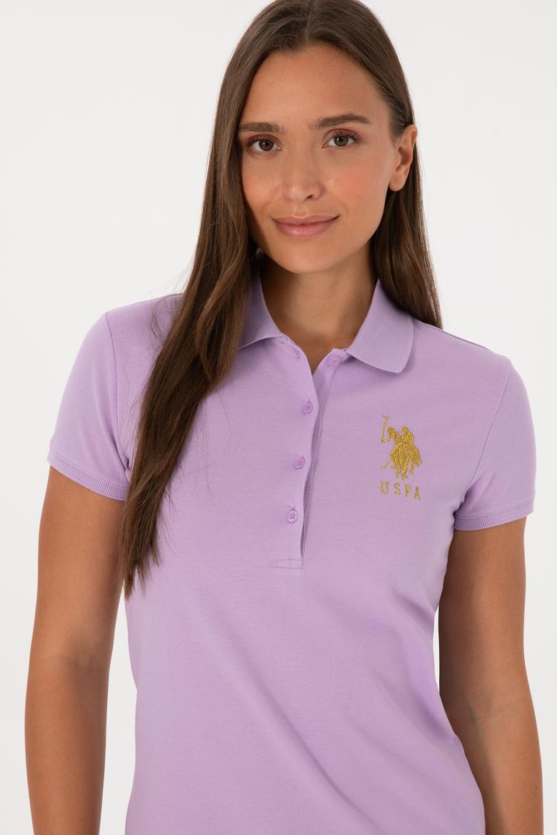 Kadın Lila Basic Tişört - 50300883057