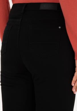 Kadın Siyah Toohpick Fit Kanvas Pantolon - 50309156013