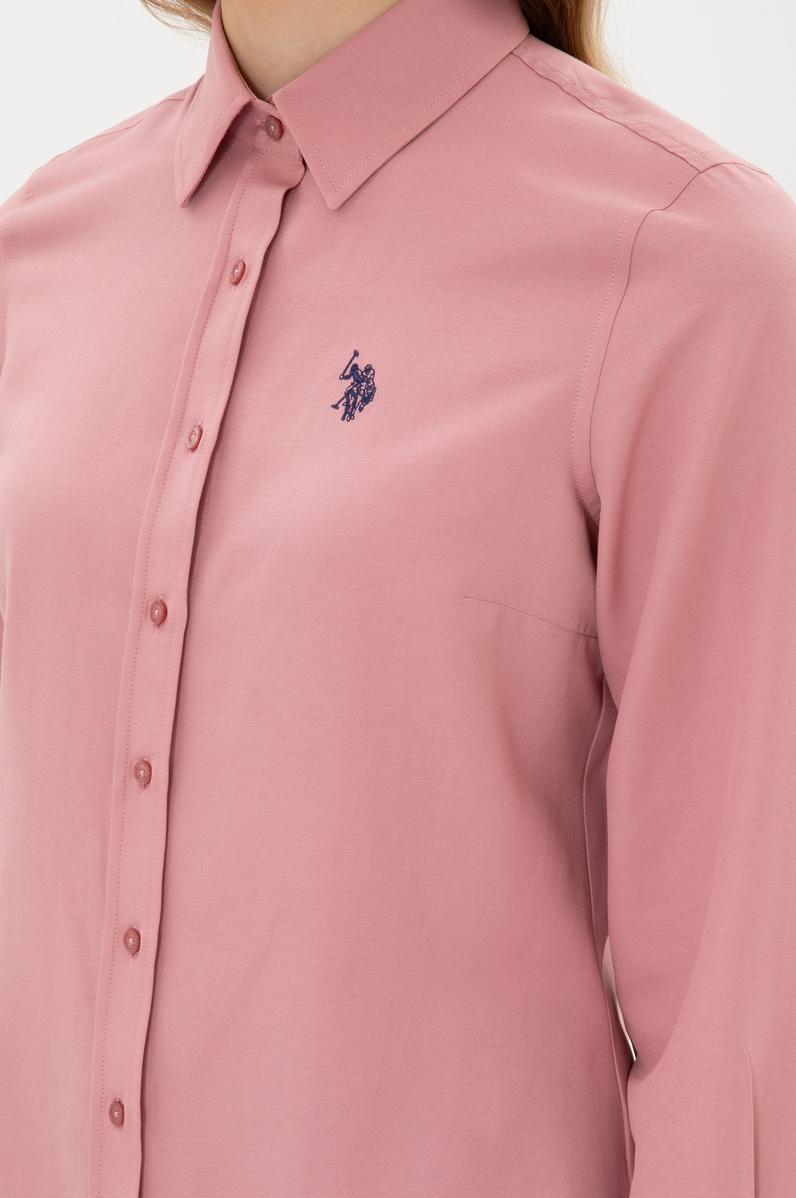 Kadın Orkide Uzun Kollu Basic Gömlek