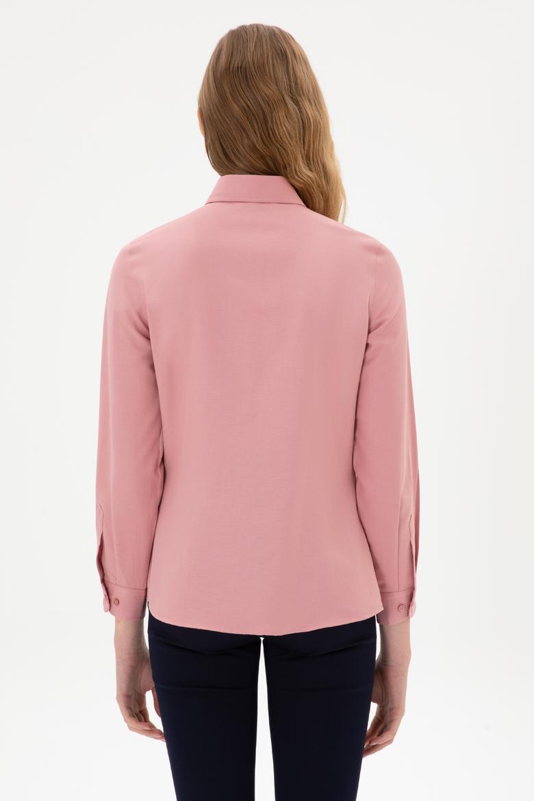 Kadın Orkide Uzun Kollu Basic Gömlek - 50316711099