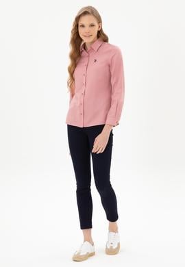 Kadın Orkide Uzun Kollu Basic Gömlek - 50316711099