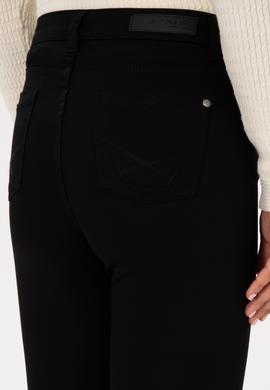 Kadın Siyah Toothpick Fit Kanvas Pantolon - 50317139011